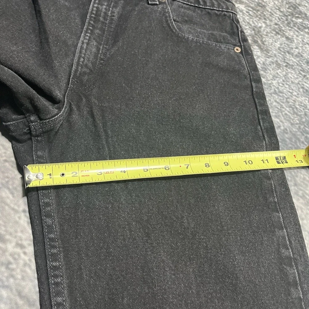 Vintage 90s Levi's 505‎ Jeans Regular Fit Straight Leg 34x34 Black Made In USA